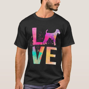 Colourful Airedale Terrier Dog Mum Airedale Terri T-Shirt