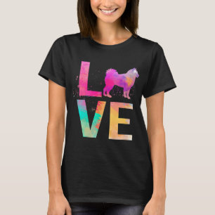Colourful Alaskan Malamute Dog Mum Gifts Alaskan M T-Shirt