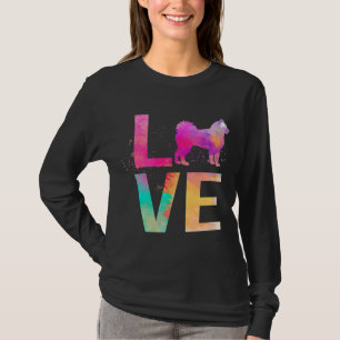 Colourful Alaskan Malamute Dog Mum Gifts Alaskan M T-Shirt