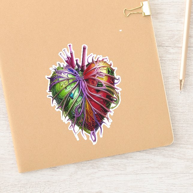 Colourful alien hearts (Notebook)