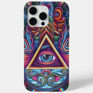 Colourful All-Seeing Eye Symbol  iPhone 15 Pro Max Case