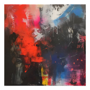 Colourful Allegory Abstract Art Photo Print