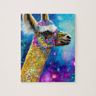 Colourful Alpaca Jigsaw Puzzle