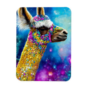 Colourful Alpaca Magnet