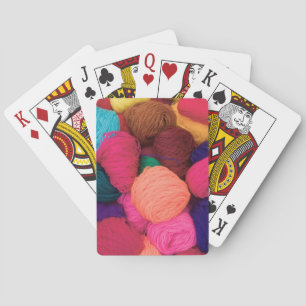 Colourful Alpaca Wool, Huaraz, Cordillera Blanca Playing Cards