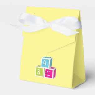Colourful Alphabet blocks Favour Box