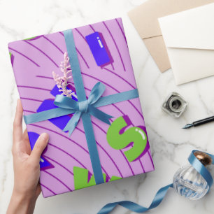 Colourful Alphabet Fun Wrapping Paper