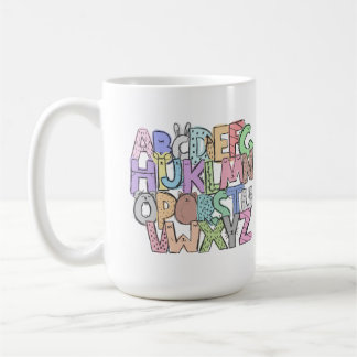 Colourful Alphabet Mug
