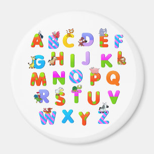Colourful Alphabetical Letters Magnet