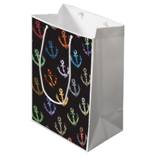 Colourful Anchors Medium Gift Bag