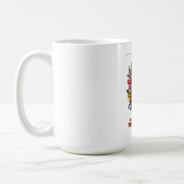 Colourful and amazing funny turkey styled coffee mug (Left)