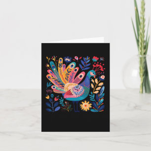 Colourful And Artistic Illustration Of A Pea Surro Card