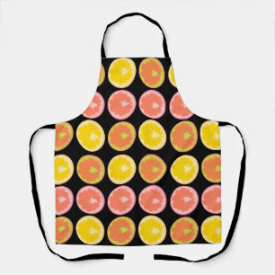 Colourful and Bright GrapeFruit Slices Apron