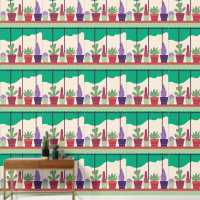 Colourful and cactus succulents