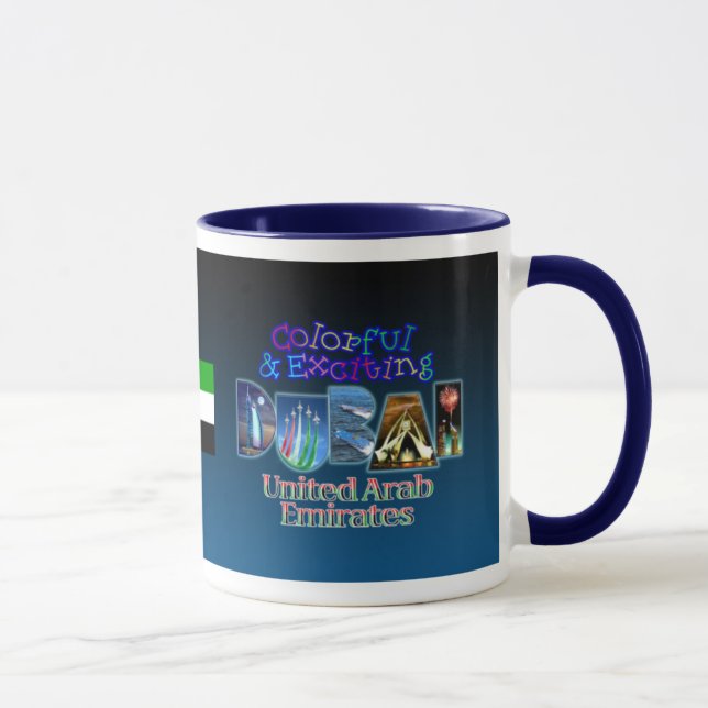 Colourful and Exciting Dubai Mug (Right)