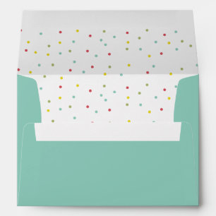Colourful and Festive Confetti Dots II Envelopes