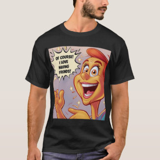 Colourful and fun cartoon T-shirts for every lifes