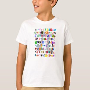 Colourful and Fun Depiction of Pi T-Shirt