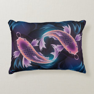 Colourful and Translucent Exotic Fish Aquarium Decorative Cushion