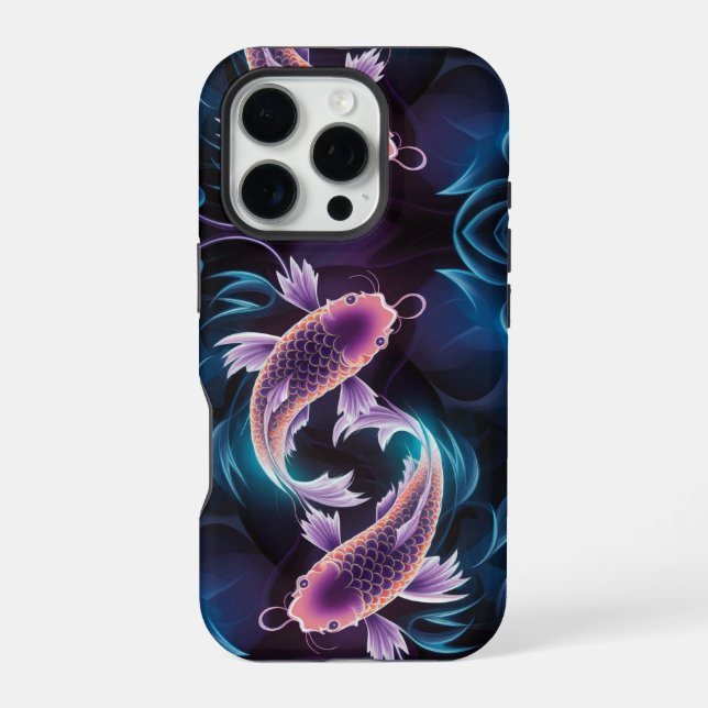 Colourful and Translucent Exotic Fish Aquarium iPhone Case (Back)