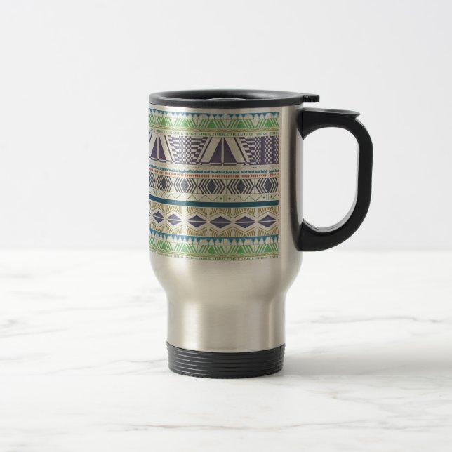 Colourful and Unique Aztec Art Mug (Right)