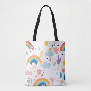 Colourful and Whimsical Design Tote Bag