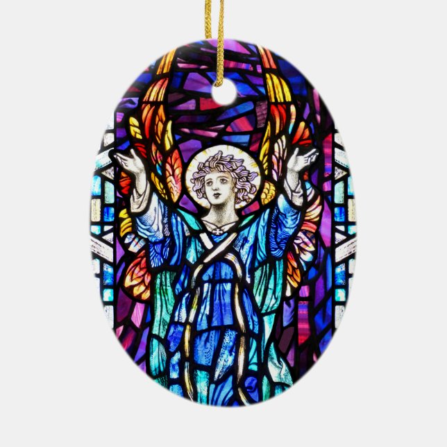 Colourful Angel Ornament (Back)