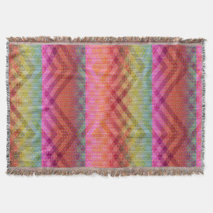 Colourful Angles Throw Blanket
