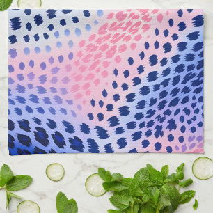 Colourful Animal Print Art Kitchen Towel