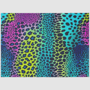 Colourful Animal Print Art Tissue Paper
