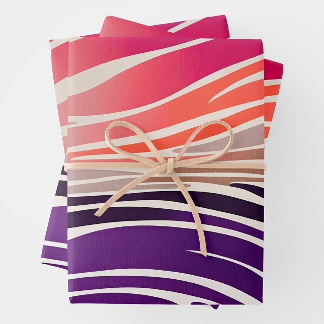 Colourful Animal Print Art Wrapping Paper Sheets (Creator Uploaded)