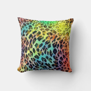 Colourful Animal Print Cushion