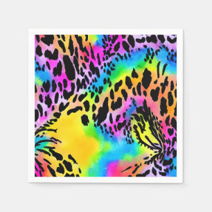 Colourful Animal Print Pattern Napkin