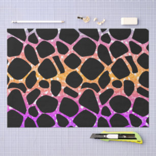 Colourful Animal Print & Paw Texture Tissue Paper