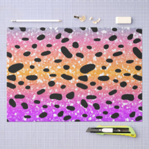 Colourful Animal Print & Paw Texture Tissue Paper