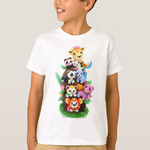 Colourful Animal Wild Life T-Shirt