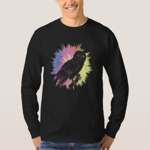 Colourful Animal  Wise Bird Forest Owl T-Shirt