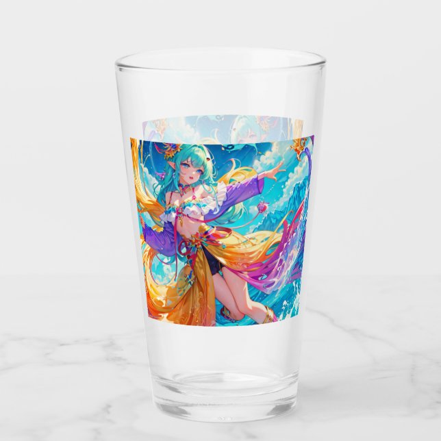 Colourful/anime/cartoon  glass (Front)