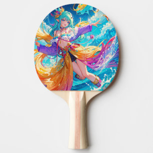 Colourful/anime/cartoon  ping pong paddle