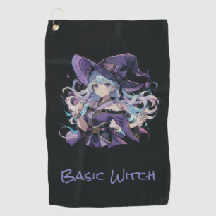 Colourful/Anime/witch/Halloween Golf Towel