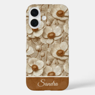Colourful Anniversary Keepsake Anemones Floral Cus iPhone 16 Case