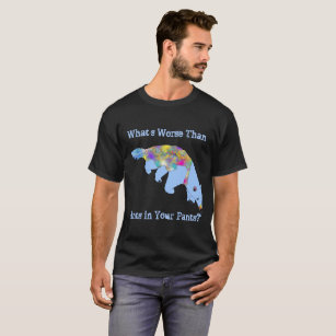 Colourful Anteater Funny Ants in Your Pants T-Shirt