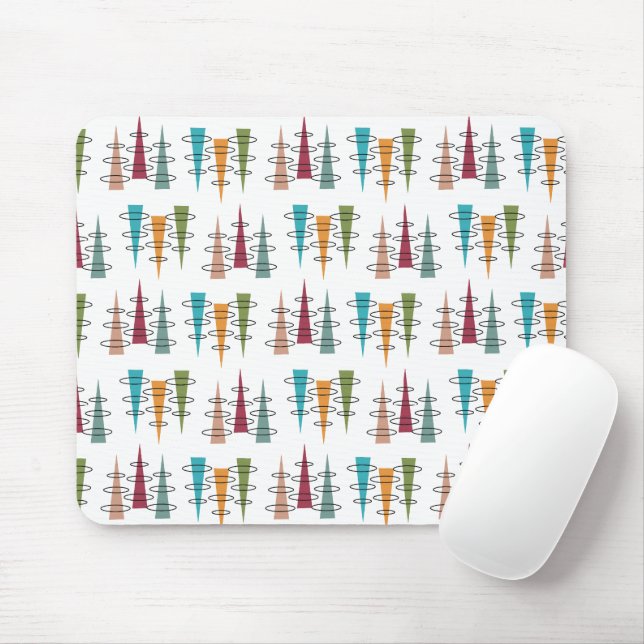 Colourful Antenna  Mouse Mat (With Mouse)