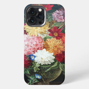 Colourful Antique Flowers Still Life Art Painting iPhone 13 Pro Max Case