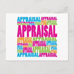 Colourful Appraisal Postcard
