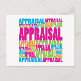 Colourful Appraisal Postcard