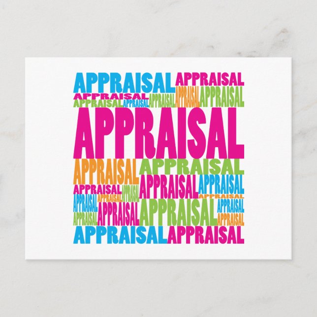 Colourful Appraisal Postcard (Front)