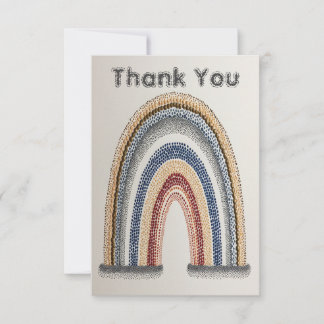 Colourful Appreciation  Thank You Art Rainbow