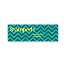 Colourful Aqua Green Yellow Chevron Pattern