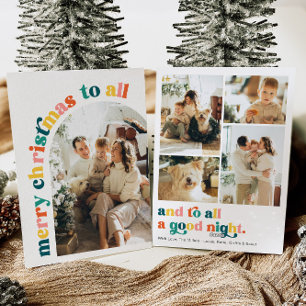 Colourful Arch Photo Merry Christmas Card